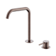 Nero Mecca Hob Bath/Kitchen Mixer Set Edge Spout Brushed Bronze