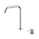 Nero Mecca Hob Bath/Kitchen Mixer Set Edge Spout Chrome