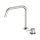 Nero Mecca Hob Bath/Kitchen Mixer Set Edge Spout Ii Brushed Nickel