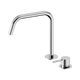 Nero Mecca Hob Bath/Kitchen Mixer Set Edge Spout Ii Chrome