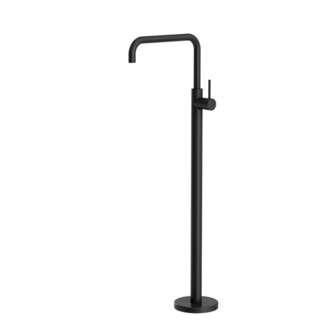 Nero Mecca Freestanding Bath Mixer Square Shape - Matt Black