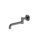 Nero Mecca Wall Mounted Swivel Basin/Bath Spout Only 225mm Gunmetal