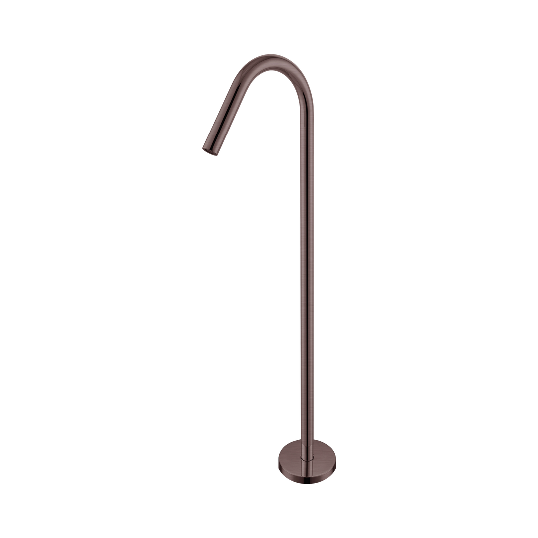 Nero Mecca Freestanding Bath Spout Only Brushed Bronze