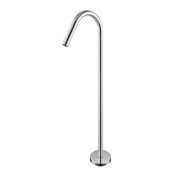 Nero Bianca Floor Standing Bath Spout Chrome