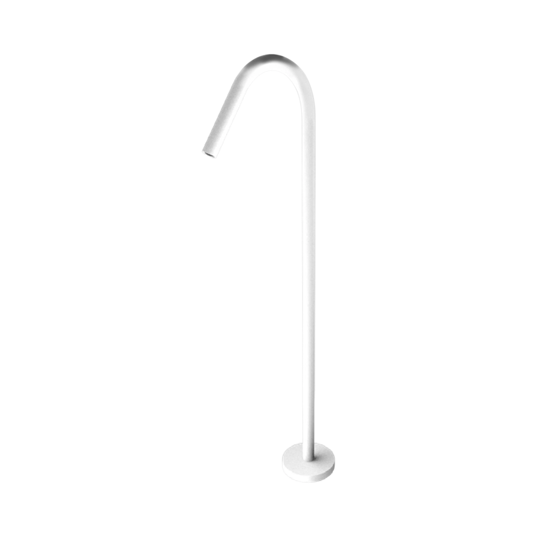 Nero Mecca Freestanding Bath Spout Only Matte White