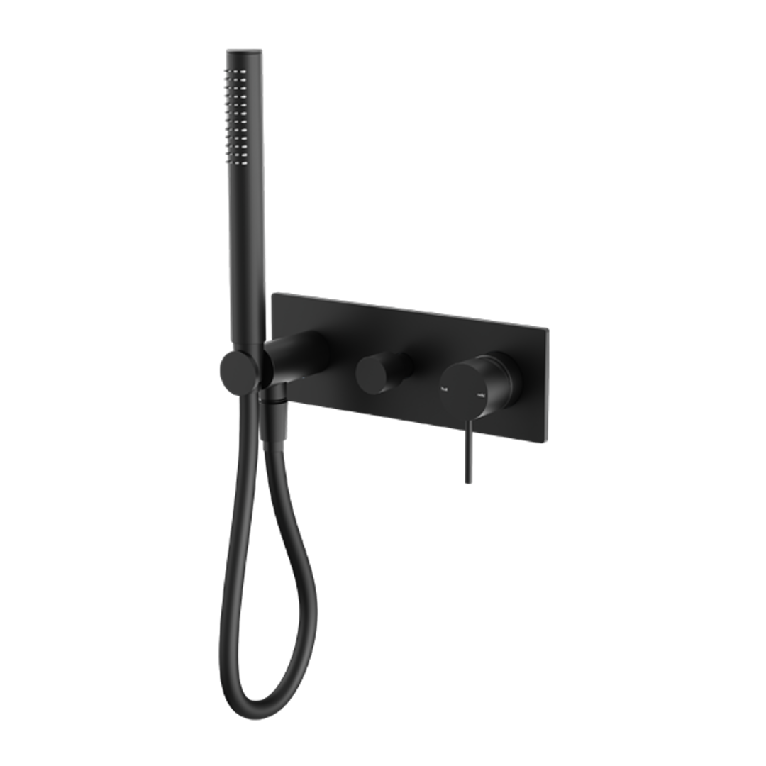 NERO MECCA SHOWER MIXER DIVERTER SYSTEM MATTE BLACK