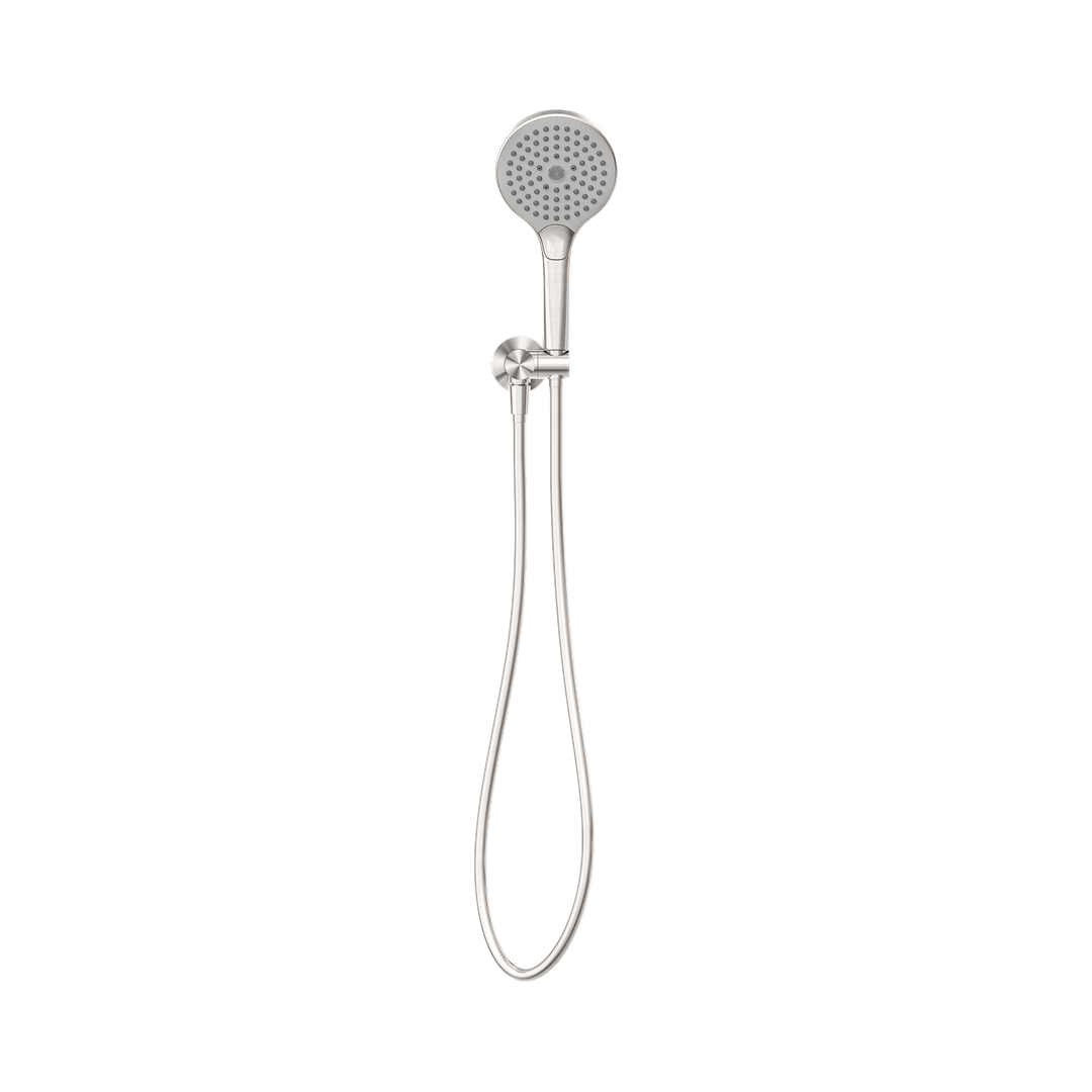Nero Mecca Shower Bracket With Air Shower Ii Brushed Nickel Nr221905Fbn