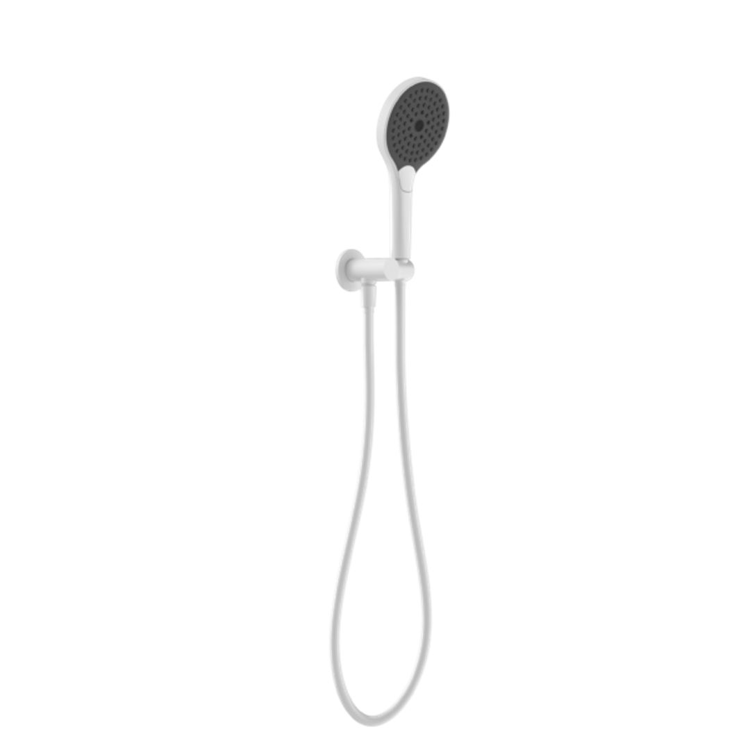 Nero Mecca Shower Bracket With Air Shower Ii Matte White Nr221905Fmw