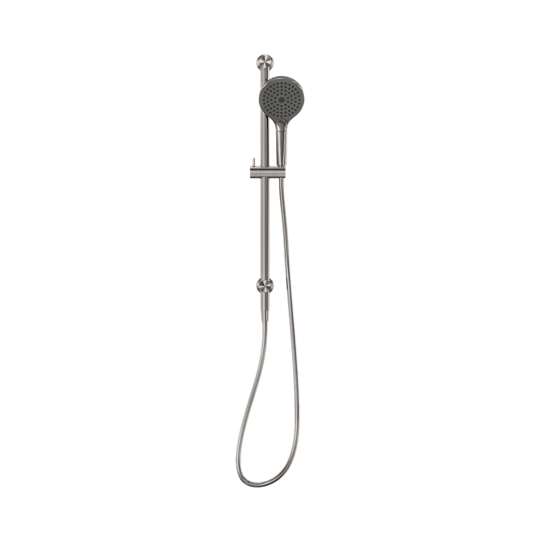 Nero Mecca Shower Rail With Air Shower Ii Brushed Nickel Nr221905Gbn