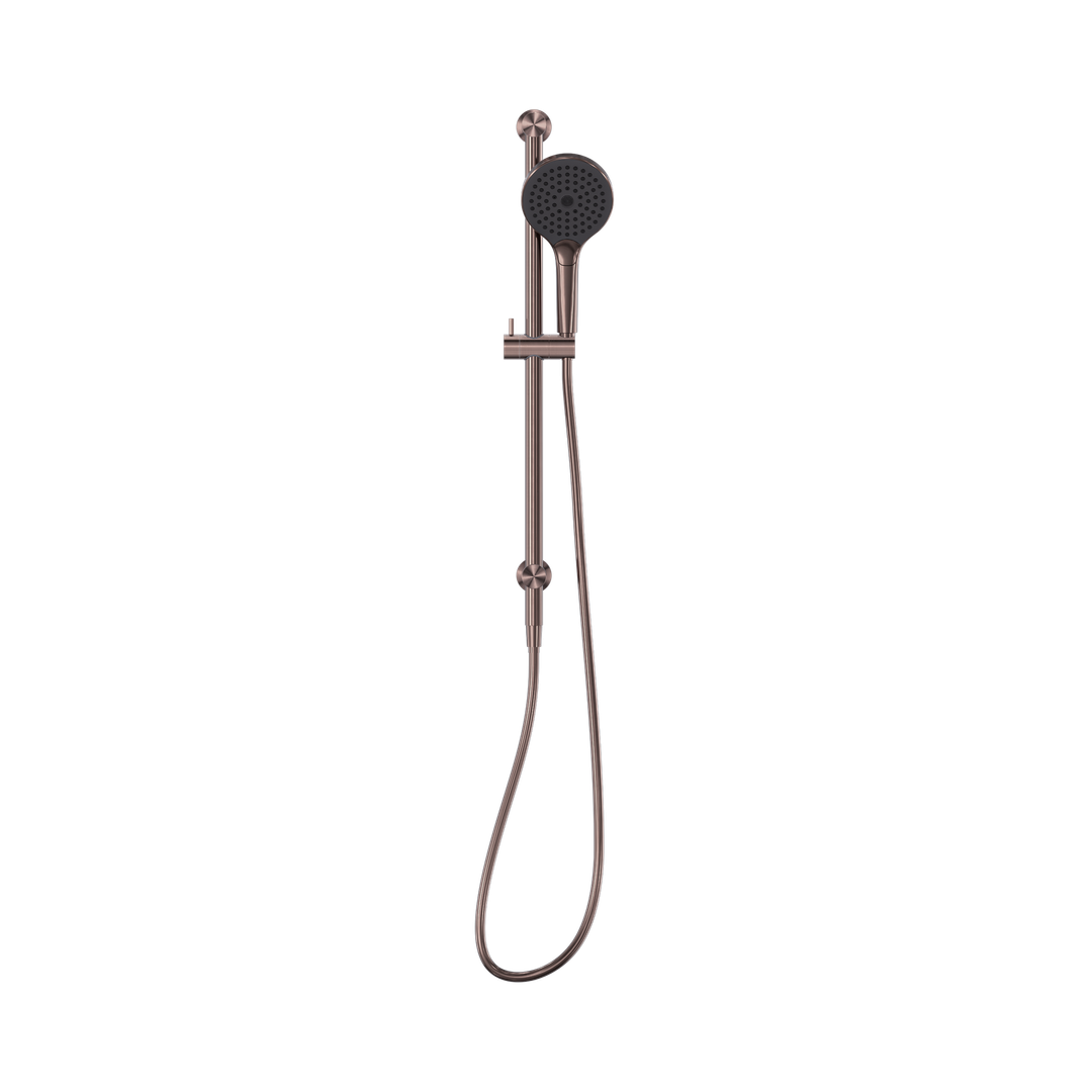 Nero Mecca Shower Rail With Air Shower Ii Brushed Bronze Nr221905Gbz