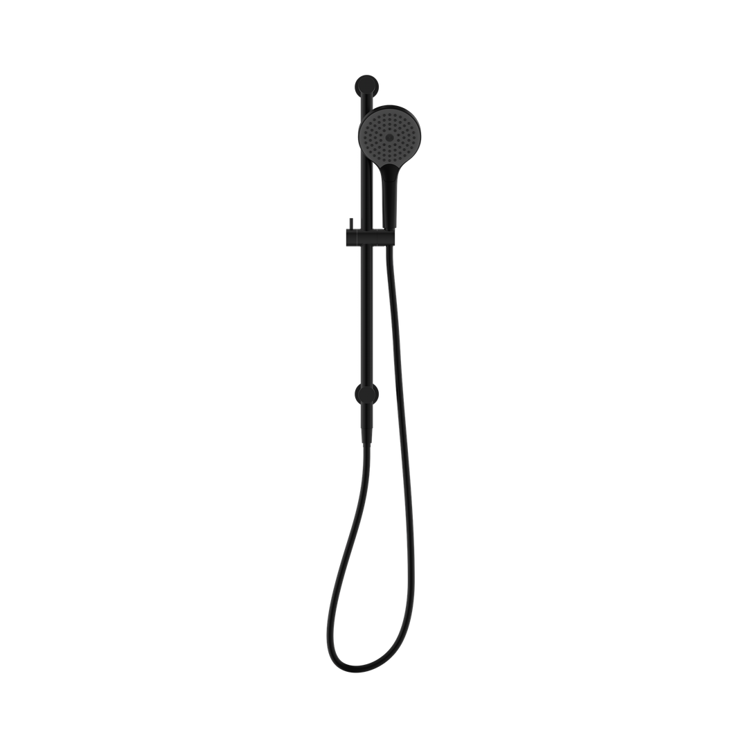 Nero Mecca Shower Rail With Air Shower Ii Matte Black Nr221905Gmb