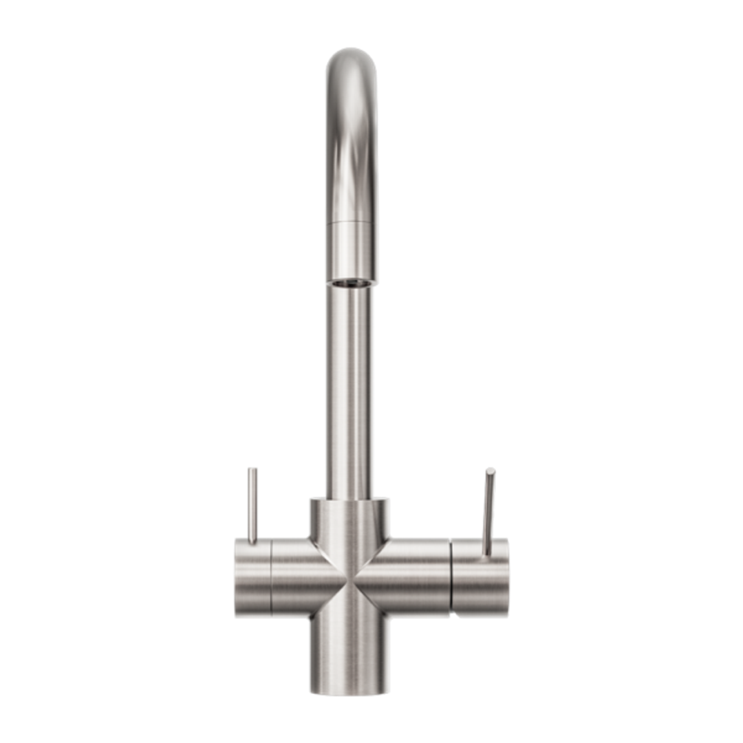 Nero Mecca 3 Way Filtered Mixer Tap Brushed Nickel