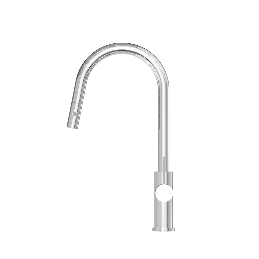 Nero Mecca Pull Out Sink Mixer With Vegie Spray Chrome