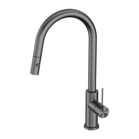 Nero Mecca Pull Out Sink Mixer With Vegie Spray - Gunmetal