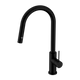 Nero Mecca Gooseneck Pull Out Sink Mixer With Vegie Spray Matt Black