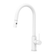 Nero Mecca Pull Out Sink Mixer With Vegie Spray Function Matte White Nr221908Mw