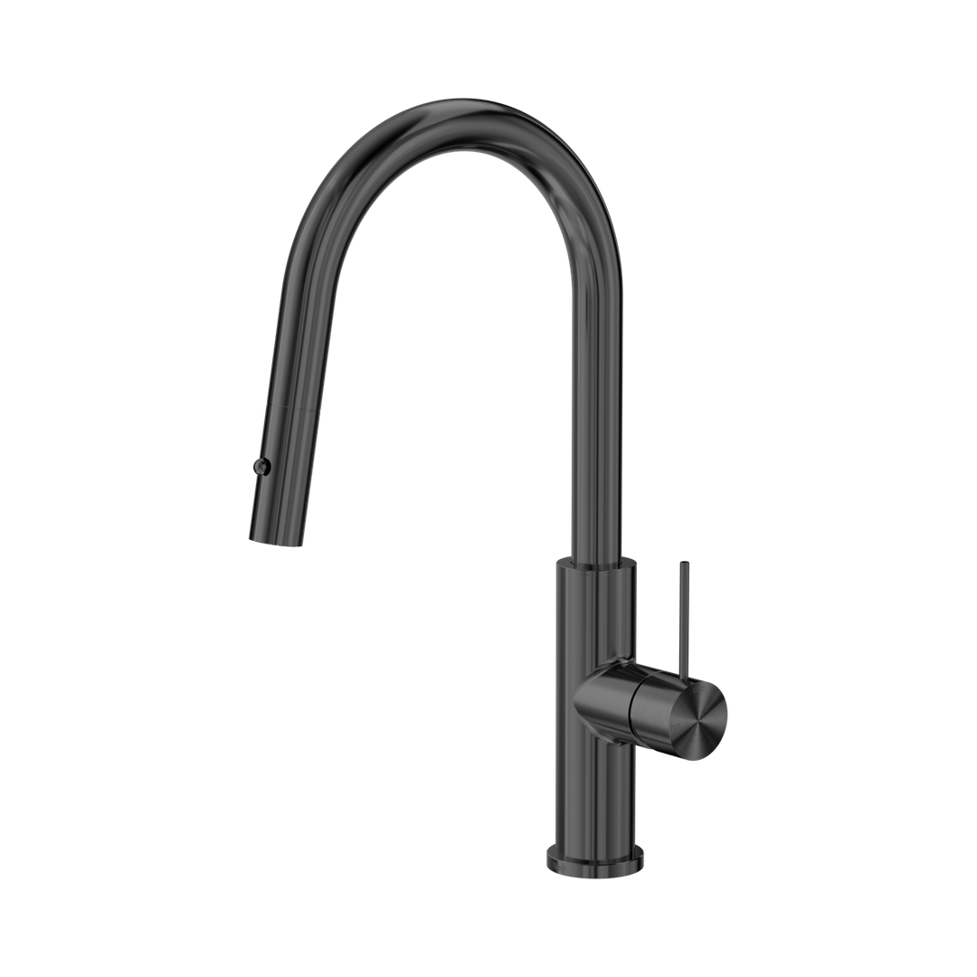 Nero Mecca Smart Sensor Pull Out Kitchen Mixer Gun Metal
