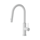 Nero Mecca Smart Sensor Pull Out Kitchen Mixer Matte White