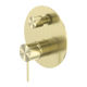 Nero Mecca Shower Mixer With Diverter Brushed Gold