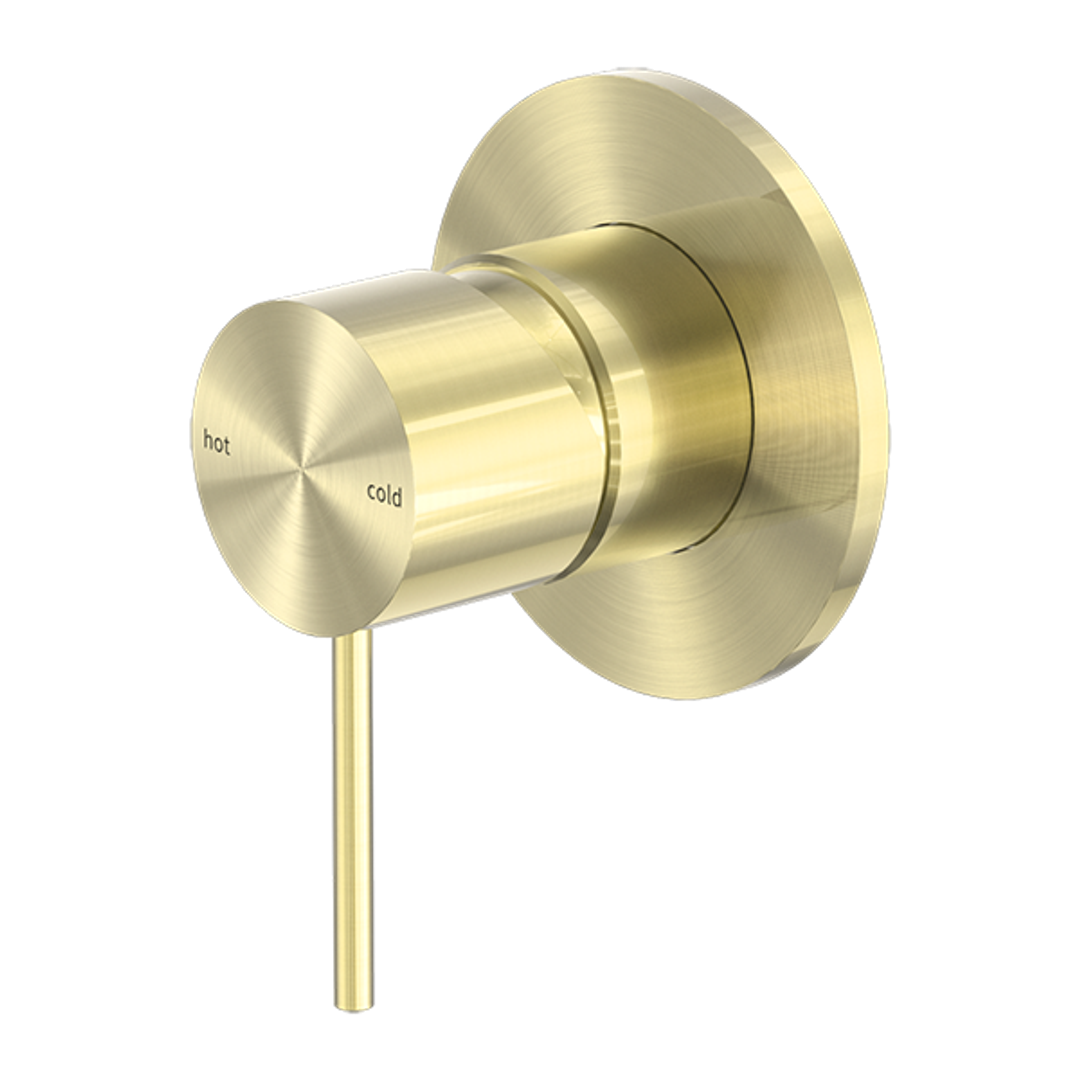 Mecca Shower Mixer Brushed Gold