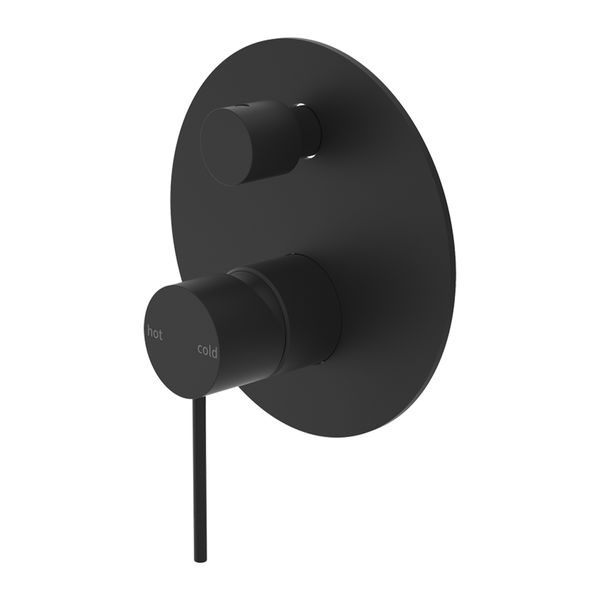 Nero Mecca Shower Mixer With Diverter Matt Black