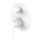 Nero Mecca Shower Mixer With Divertor Matte White Nr221909Amw