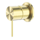 Nero Mecca Shower Mixer 60Mm Plate Brushed Gold Nr221911Hbg