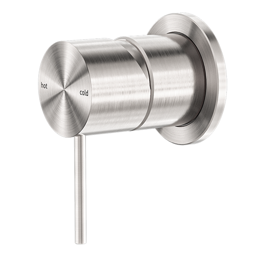 Nero Mecca Shower Mixer 60mm Plate Brushed Nickel