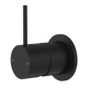 Nero Mecca Shower Mixer 60Mm Handle Up Plate Matte Black Nr221911Jmb