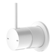 Nero Mecca Shower Mixer 60Mm Handle Up Plate Matte White Nr221911Jmw
