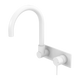 Nero Mecca Wall Basin/Bath Mixer Swivel Spout - Matt White