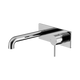 Nero Mecca Wall Basin/Bath Mixer 120Mm Chrome