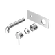 Nero Mecca Wall Basin/Bath Mixer 120Mm Trim Kits Only Chrome