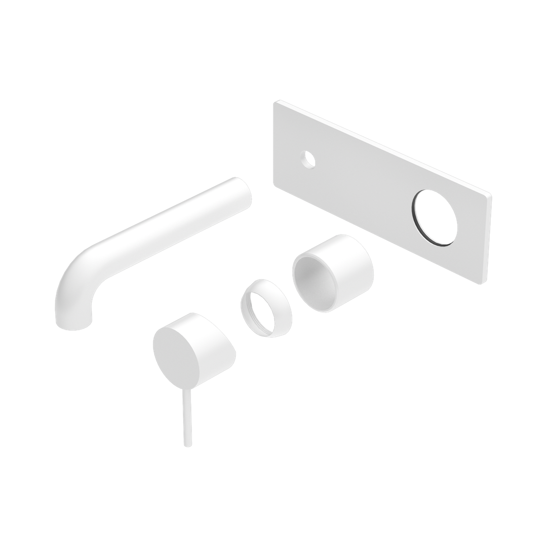 Nero Mecca Wall Basin/Bath Mixer 120Mm Trim Kits Only Matte White