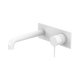 Nero Mecca Wall Basin/Bath Mixer 160Mm Matte White