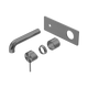 Nero Mecca Wall Basin/Bath Mixer 185Mm Trim Kits Only Gun Metal