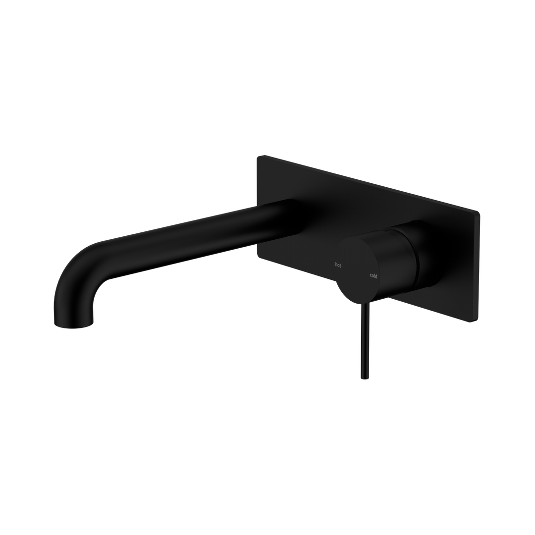 Nero Mecca Wall Basin/Bath Mixer 260Mm Matte Black