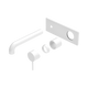 Nero Mecca Wall Basin/Bath Mixer 260Mm Trim Kits Only Matte White