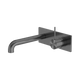 Nero Mecca Wall Basin/Bath Mixer Handle Up 120Mm Gun Metal