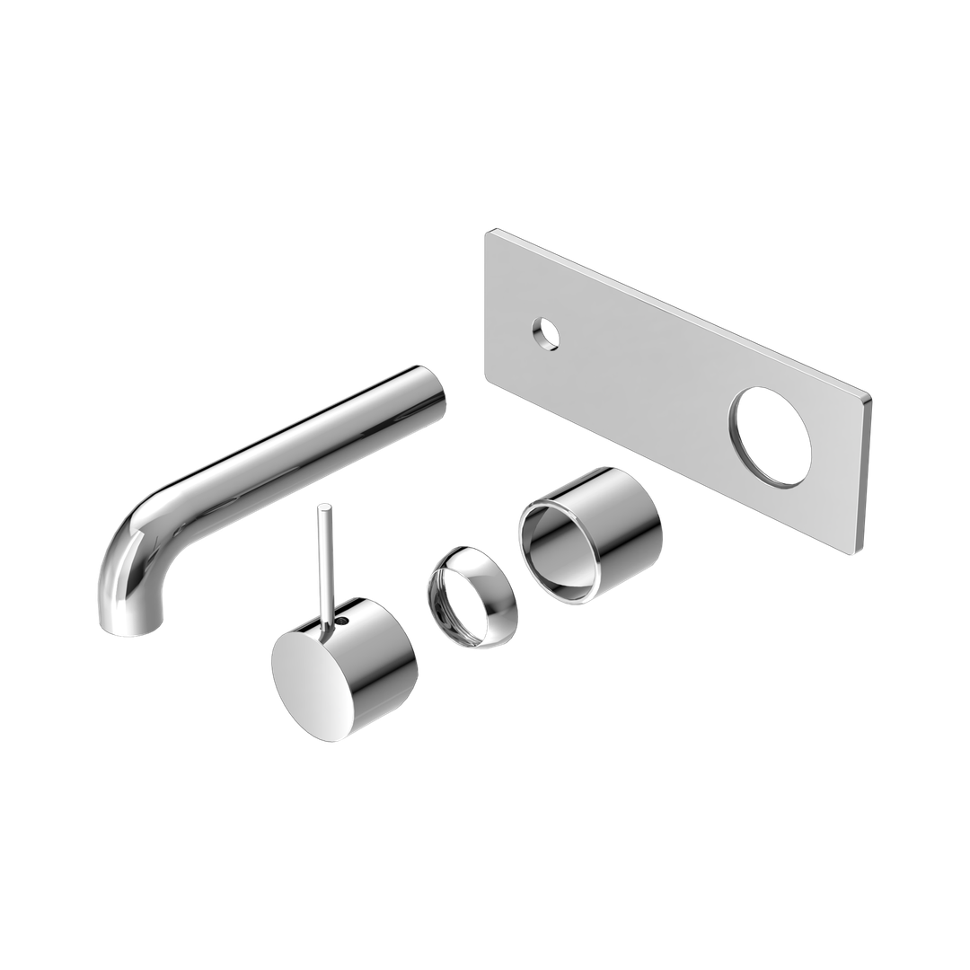 Nero Mecca Wall Basin/Bath Mixer Handle Up 160Mm Trim Kits Only Chrome