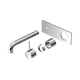 Nero Mecca Wall Basin/Bath Mixer Handle Up 185Mm Trim Kits Only Chrome