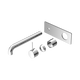 Nero Mecca Wall Basin/Bath Mixer Handle Up 230Mm Trim Kits Only Chrome
