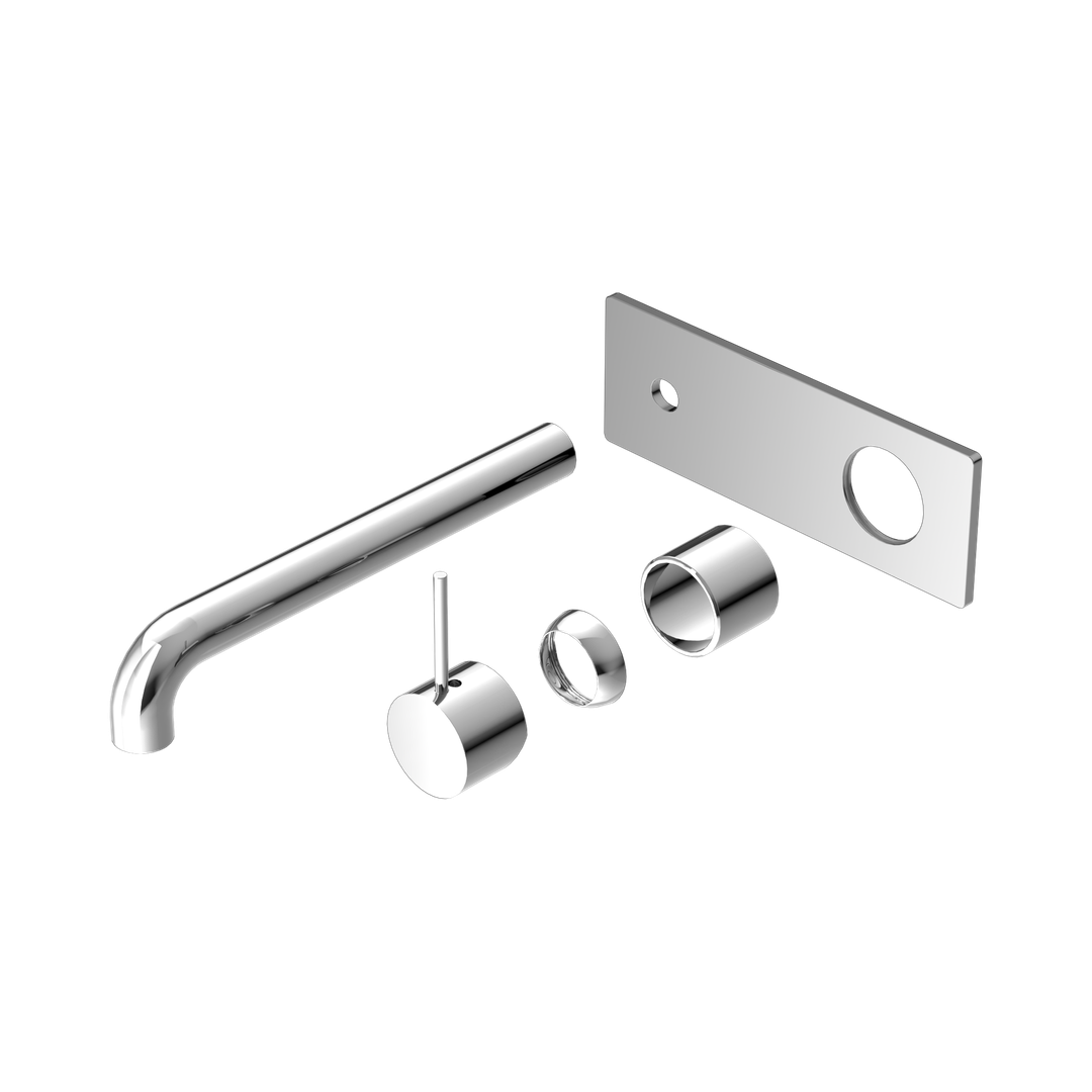Nero Mecca Wall Basin/Bath Mixer Handle Up 260Mm Trim Kits Only Chrome