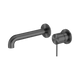 Nero Mecca Wall Basin/Bath Mixer Separate Back Plate 120Mm Gun Metal