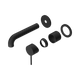 Nero Mecca Matte Black 160Mm Trim Kits Only Separate Back Plate Wall Basin/Bath Mixer
