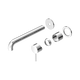 Nero Mecca Chrome 260Mm Trim Kits Only Separate Back Plate Wall Basin/Bath Mixer