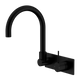 Nero Mecca Wall Basin/Bath Mixer Swivel Spout Handle Up - Matte Black