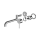 Nero Mecca Wall Basin/Bath Mixer Swivel Spout 225Mm Trim Kits Only Chrome