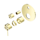 Nero Mecca Shower Mixer With Diverter Trim Kits Only Brushed Gold
