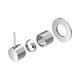 Nero Mecca Shower Mixer Handle Up 80Mm Plate Trim Kits Only Chrome